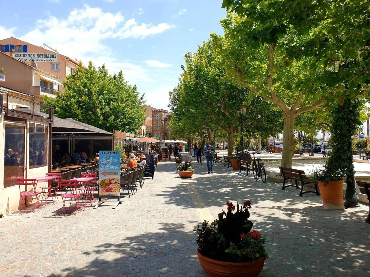 Charmant T2 Climatise Avec Grande Terrasse, Piscine Et Parking Privatif, Proche Plage Et Commerces. - Fr-1-251-441 Le Lavandou Εξωτερικό φωτογραφία