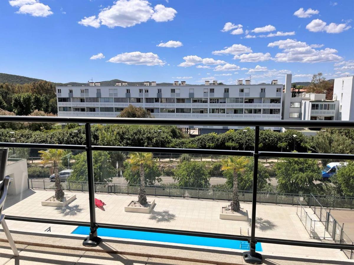Charmant T2 Climatise Avec Grande Terrasse, Piscine Et Parking Privatif, Proche Plage Et Commerces. - Fr-1-251-441 Le Lavandou Εξωτερικό φωτογραφία